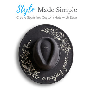 Amazing Grace-Hat Stencil-Essential Stencil