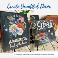Homestead Americana Rub-On Transfer Bundle-Bundle-Essential Stencil