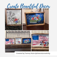 Homestead Americana Rub-On Transfer Bundle-Bundle-Essential Stencil