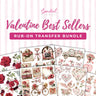 Valentine Best Sellers Rub-On Transfer Bundle