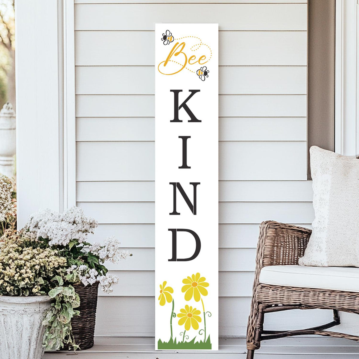 Bee Kind 4ft Porch Leaner Stencil-Spring-Essential Stencil