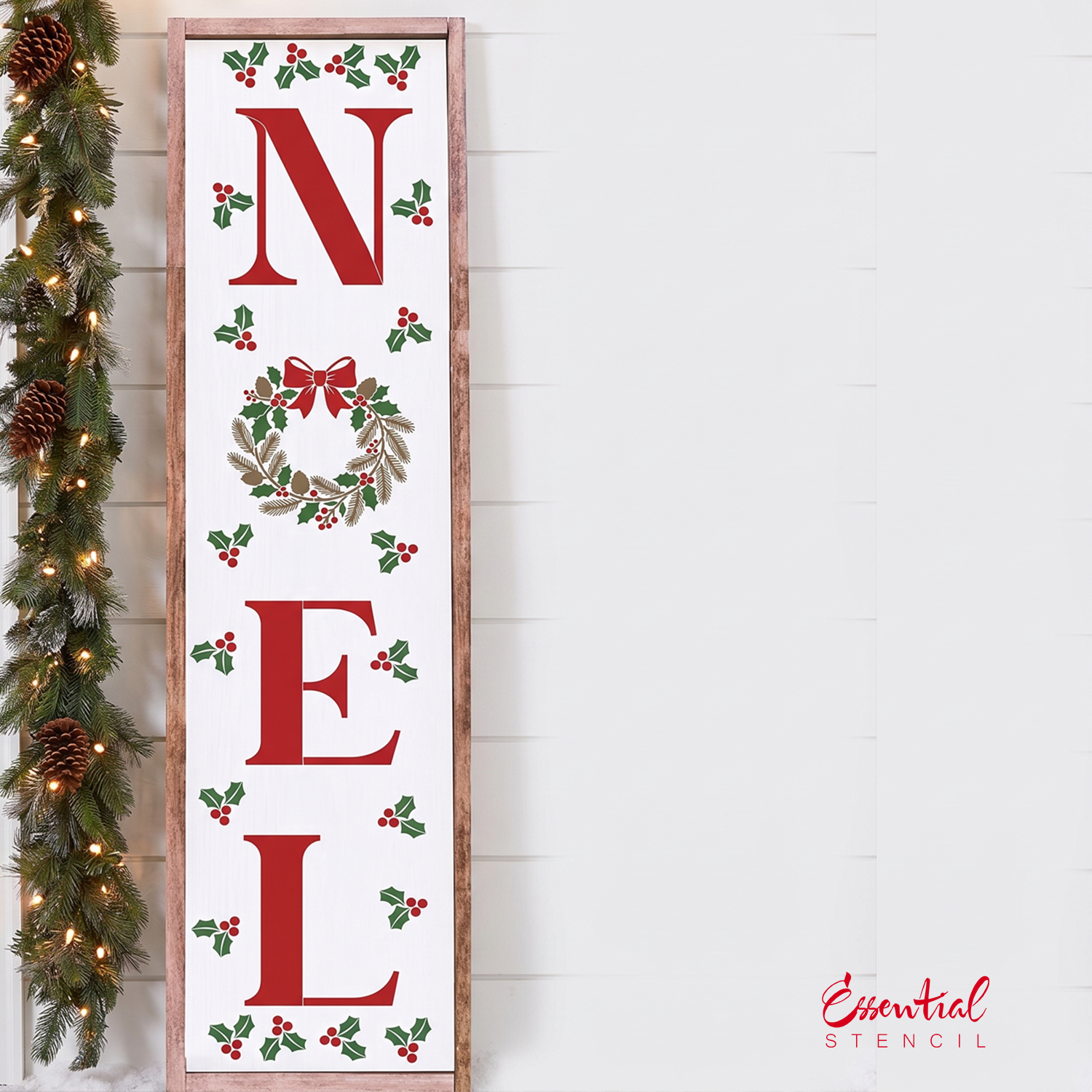 NOEL Porch Stencil