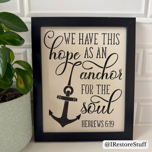 Anchor for the Soul-Coastal-Essential Stencil