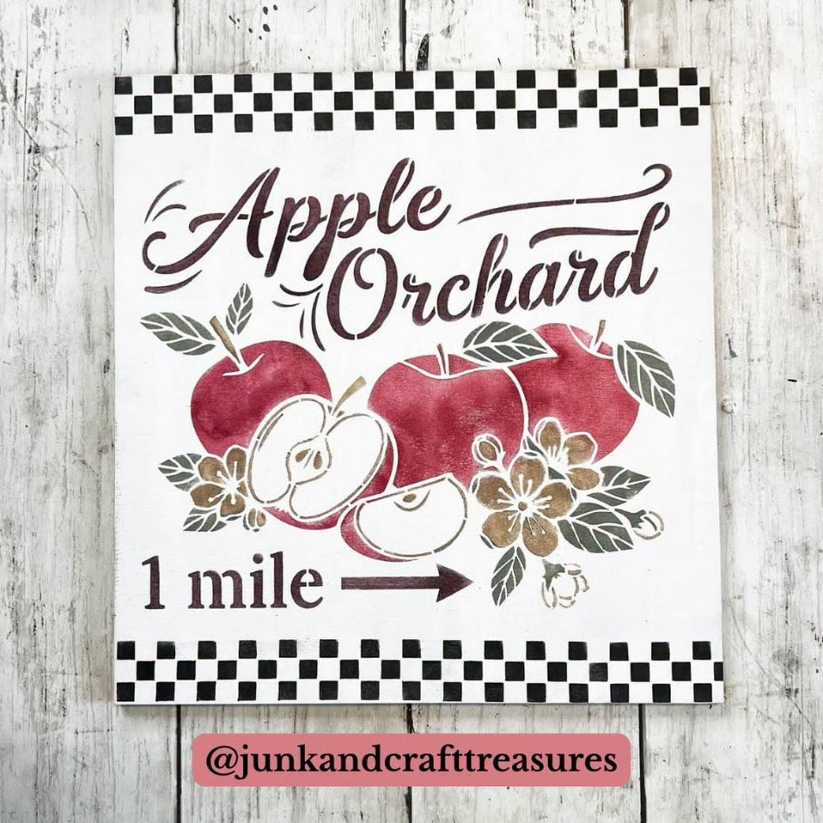 Apple Orchard Stencil-Fall-Essential Stencil