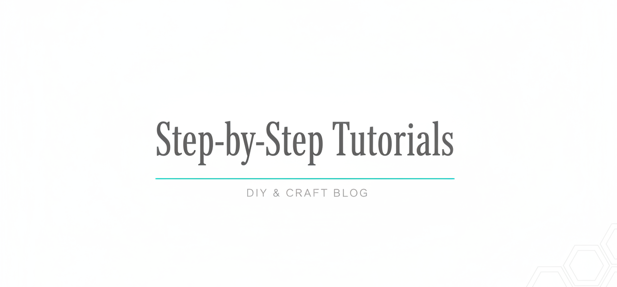 Desktop Step-by-Step Tutorials Banner - Clean Design