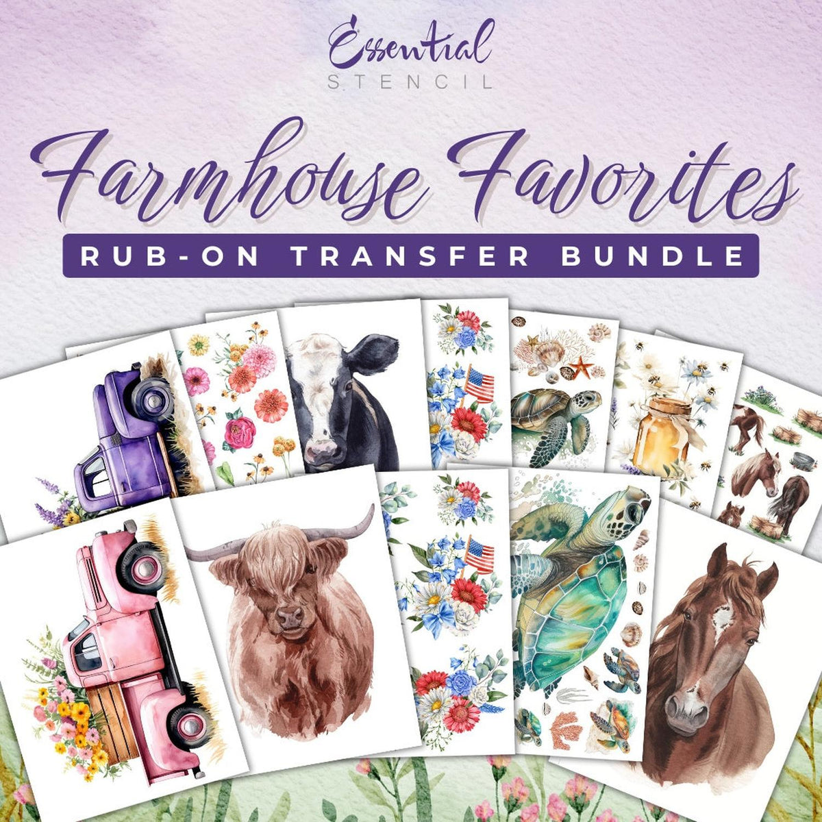 Farmhouse Favorites Transfer Bundle