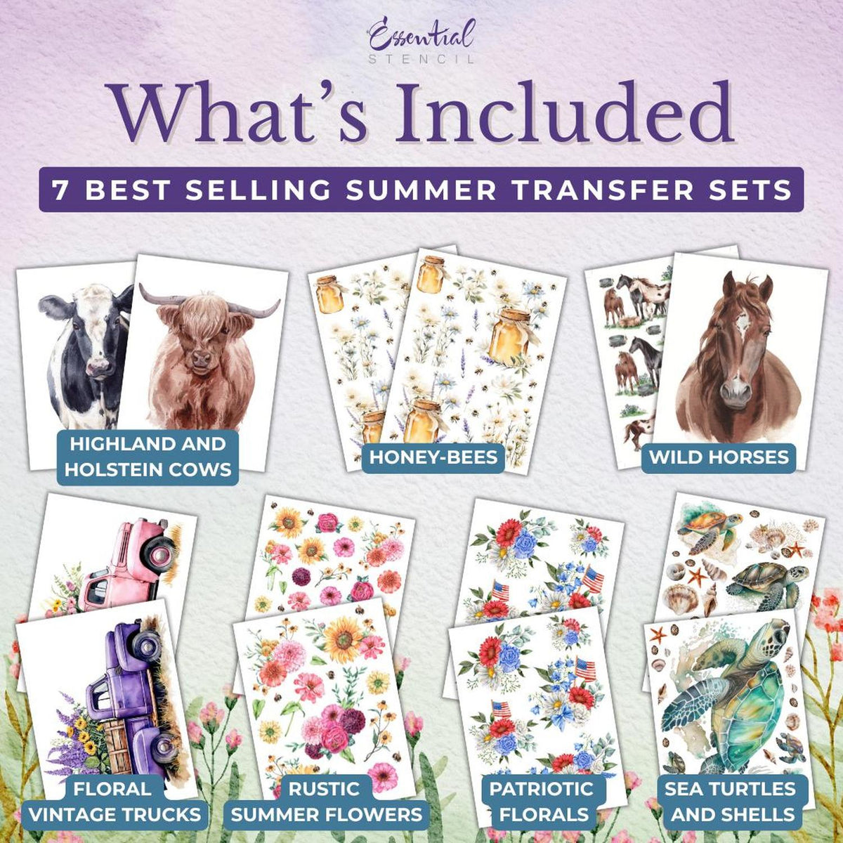 Farmhouse Favorites Transfer Bundle
