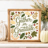 Gather in Gratitude Stencil