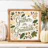 Gather in Gratitude Stencil