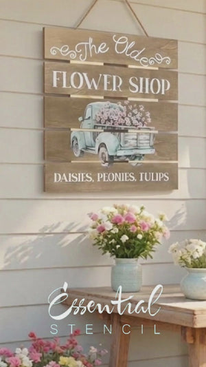 Flower Shop Vintage Truck