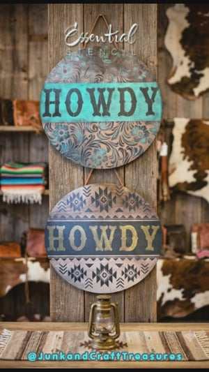 Howdy 16 Door Hanger