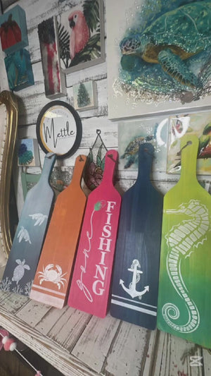 The Lake is my Happy Place Sign Stencils (6 Pack)