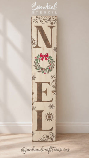 NOEL Porch Stencil