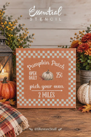 Pumpkin Patch Stencil Set