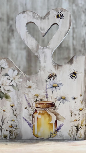 Honey Bee Rub-on Transfer