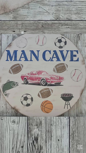 Man Cave Stencil Set
