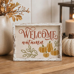 Welcome Autumn Stencil Set-Fall-Essential Stencil