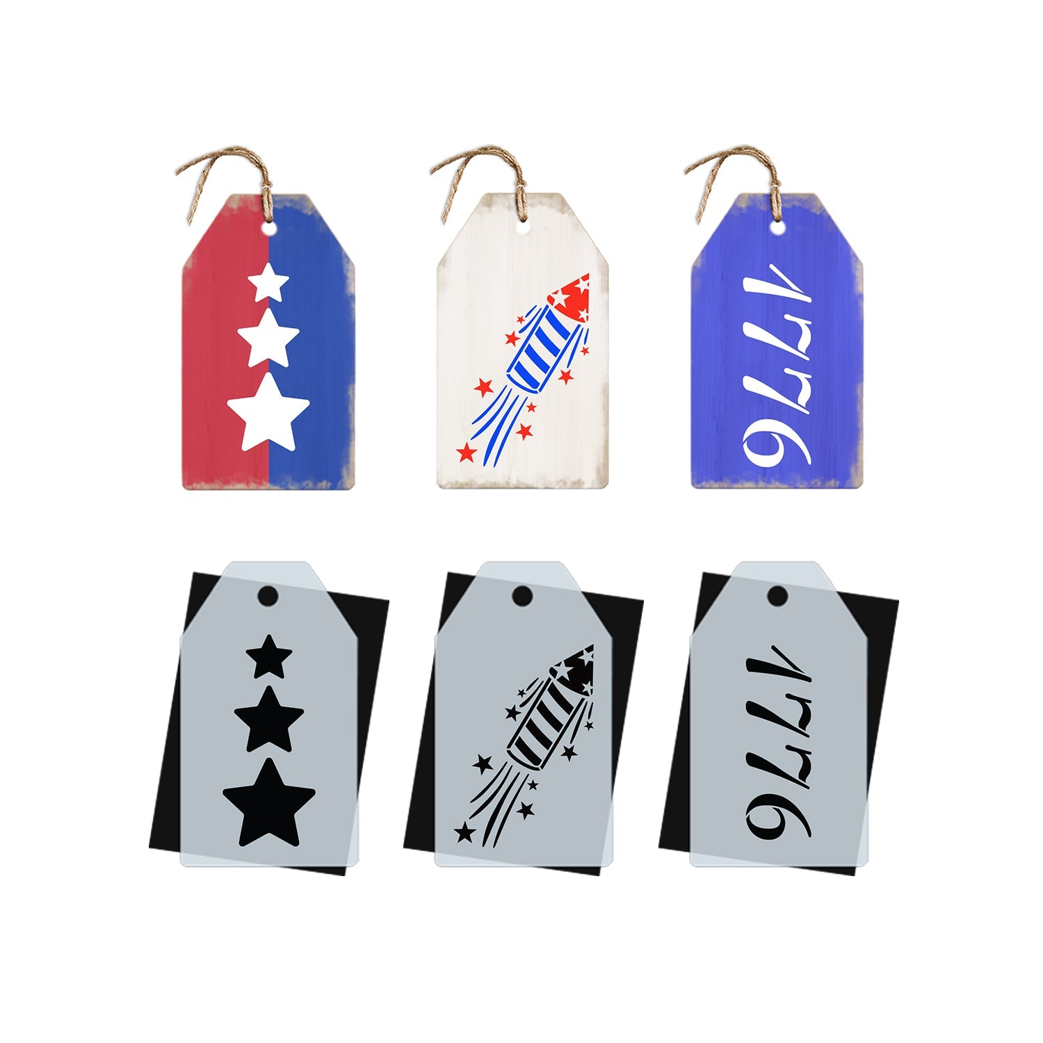 Mini Tag Stencils - Essential Stencil