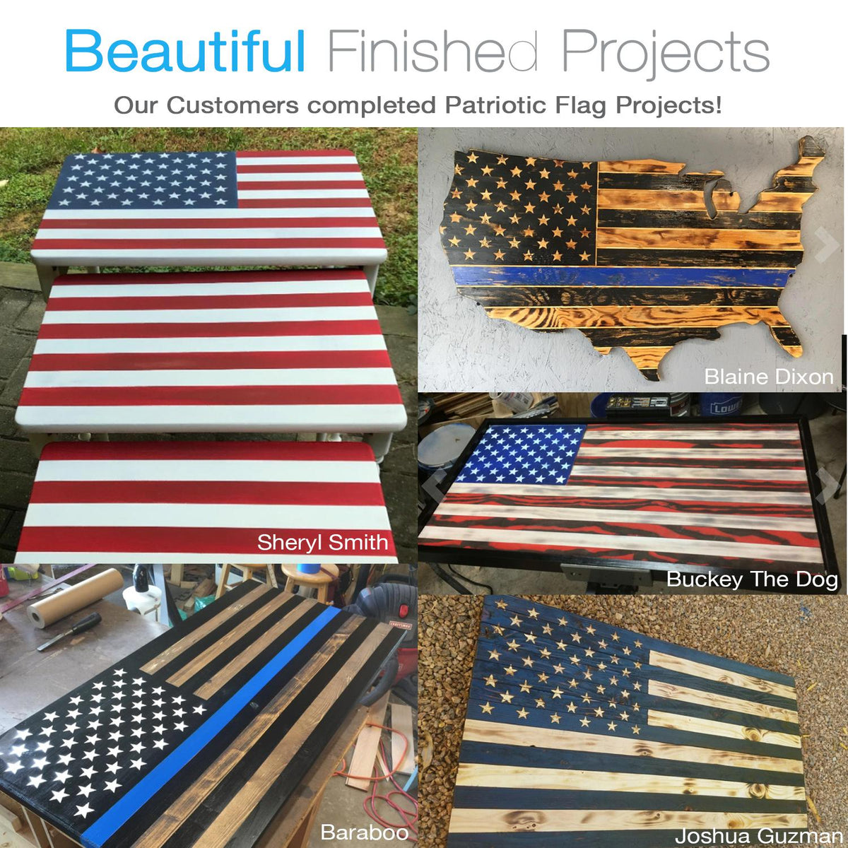 set of 50 stars for American flag sign
