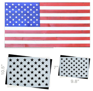 50 Stars Stencil - American Flag Stars Stencil - Create USA Flags - Star  Stencil - Star Pattern