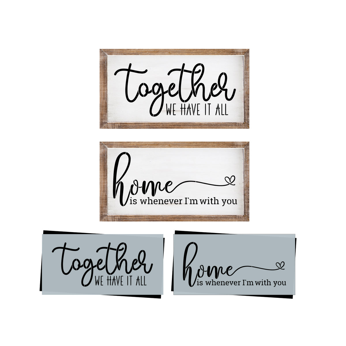 "We have it all" Stencil Set (2pk)-Summer-Essential Stencil