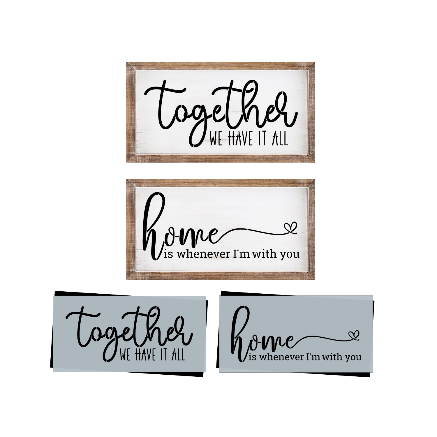"We have it all" Stencil Set (2pk)-Summer-Essential Stencil