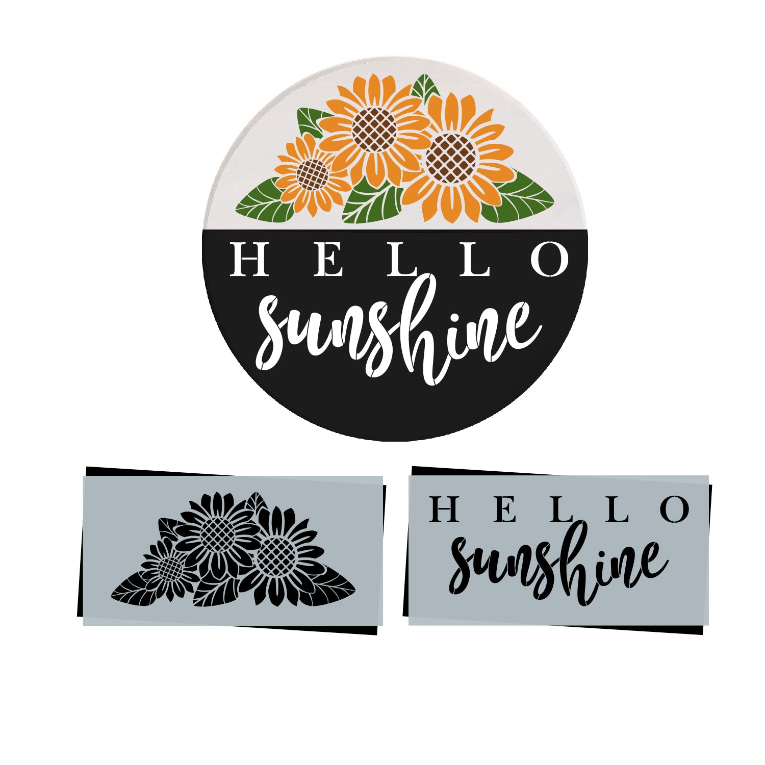 Hello Sunshine Door Hanger Stencil-Summer-Essential Stencil