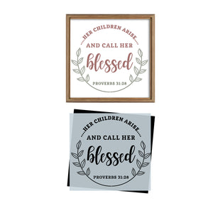 "Call her Blessed" Sign Stencil-Pattern-Essential Stencil