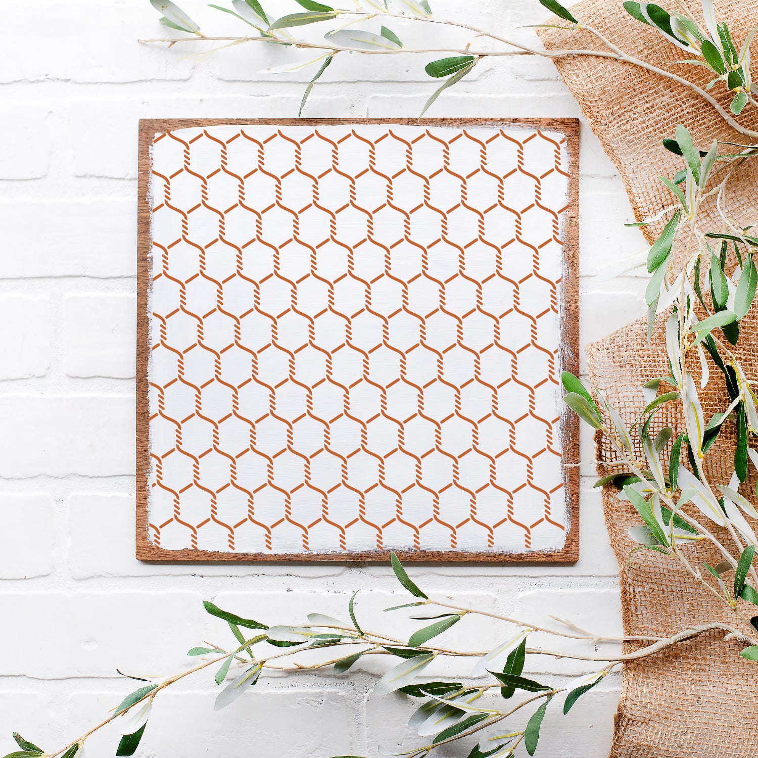 Chicken Wire Pattern-Pattern-Essential Stencil