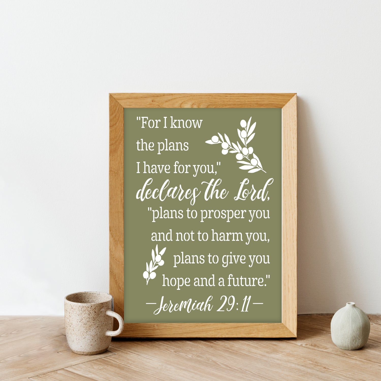 Jeremiah 29:11 Sign Stencil-Pattern-Essential Stencil