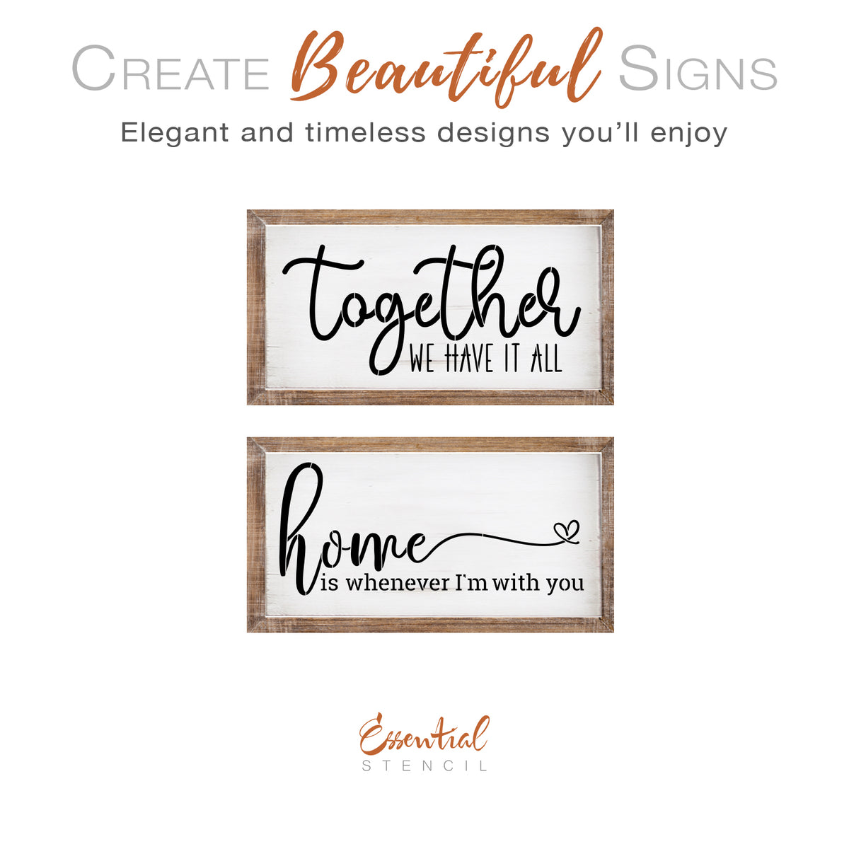 "We have it all" Stencil Set (2pk)-Summer-Essential Stencil