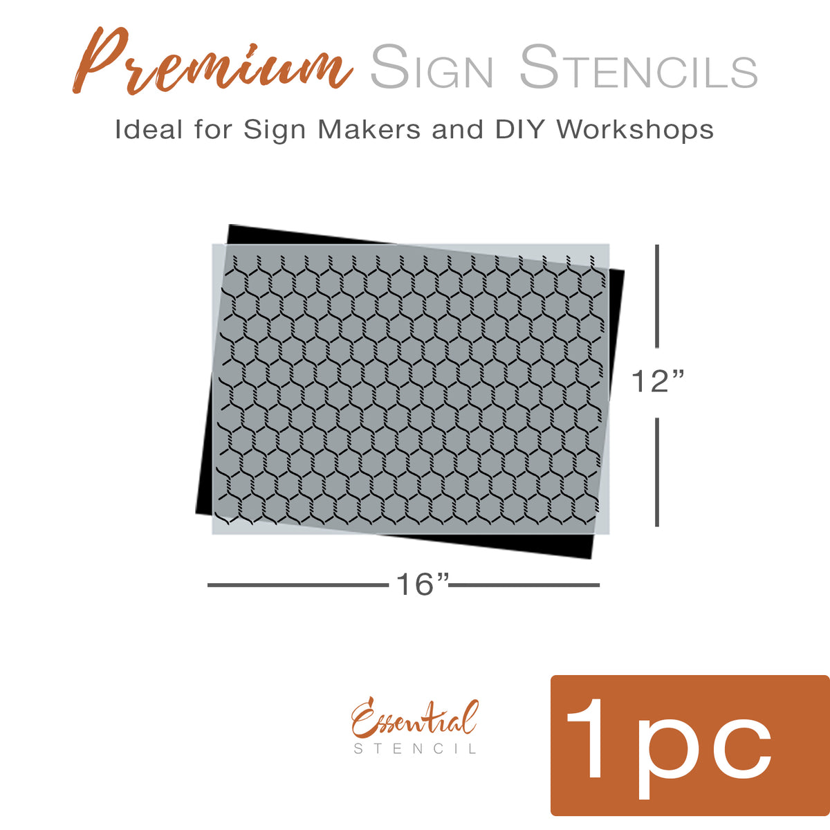 Chicken Wire Pattern-Pattern-Essential Stencil