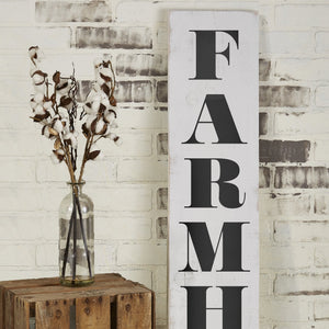 Reusable 5 inch Alphabet letter stencils for DIY Farmhouse wood signs, Ideal use: Vertical porch signs | Vintage, Country, Custom design, last name stencil, DIY Farmhouse Vertical Front Porch Leaner Signs