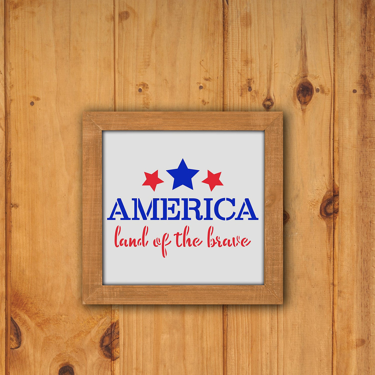 DIY reusable Patriotic mini wood sign stencils, Fourth of July tiered tray sign stencils, fourth of july diy craft ideas for kids, America land of the brave mini wood sign stencil, god shed his grace on thee mini wood sign stencil, happy fourth of july mini sign stencil, united we stand mini sign stencil, faith family freedom mini sign stencil, American flag stars mini wood sign, Veteran gift ideas