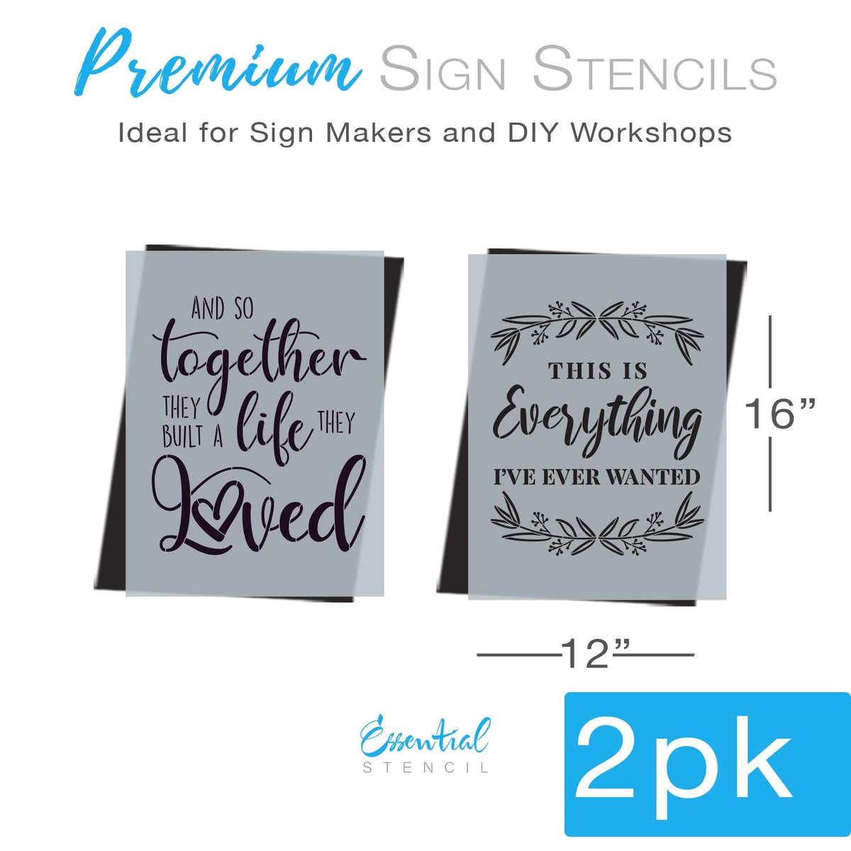 And so together they built a life they loved, This is everything I've ever wanted reusable stencils | DIY Farmhouse decor