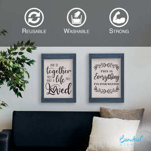 And so together they built a life they loved, This is everything I've ever wanted reusable stencils | DIY Farmhouse decor