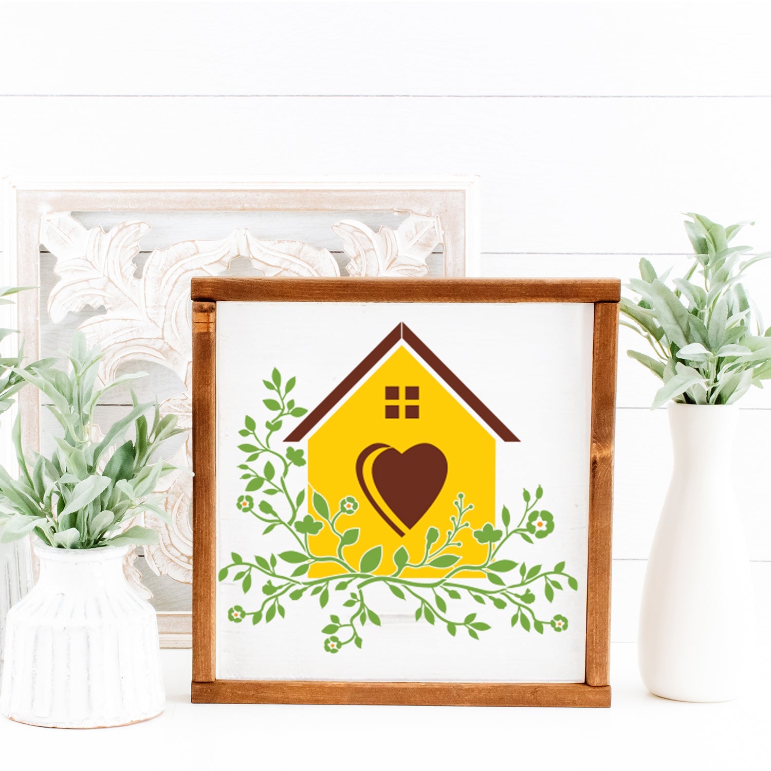 Bird House Sign Stencil Set (2 pack)-Spring-Essential Stencil