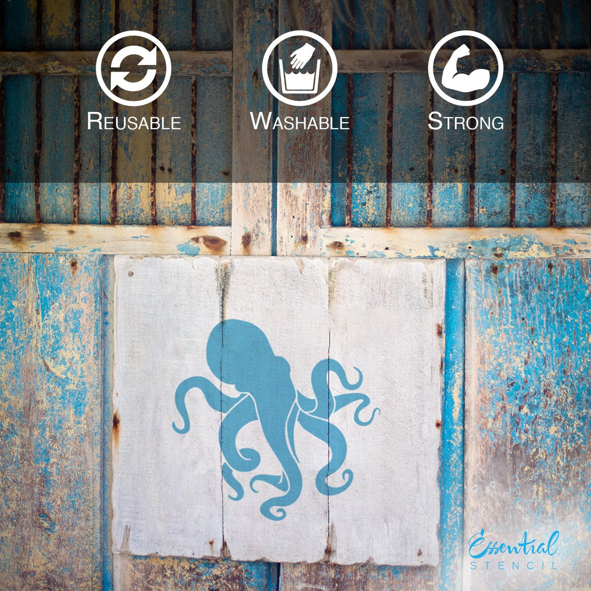 Nautical, Sea Life, Octopus, Crab, Whale, Lighthouse, Pelican, Compass reusable mini Stencils