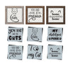 Cats Mini Sign Stencils (6 Pack)