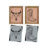 Cow Skull and Boots Stencil Set (2 Pack)