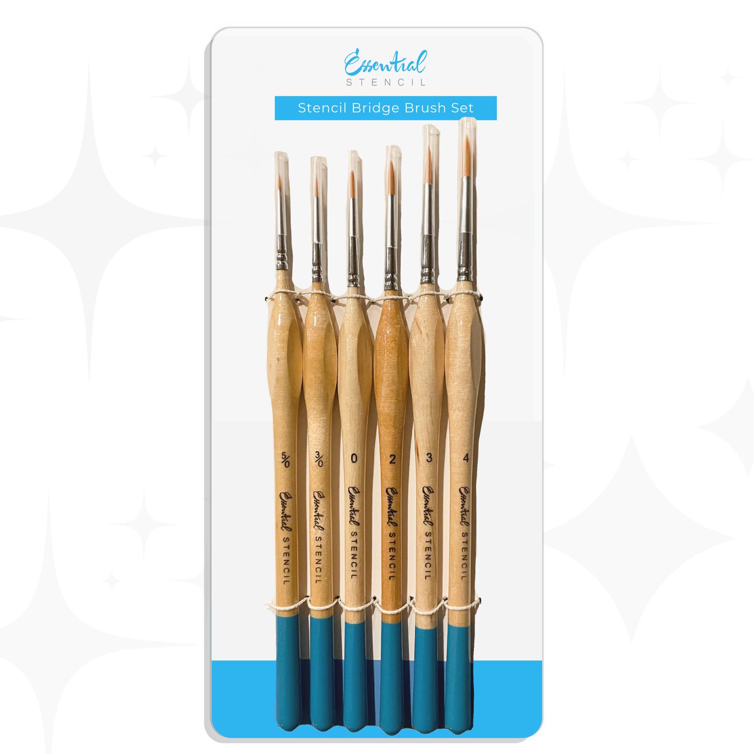 Detail Brush Set (6pk)-Brushes-Essential Stencil