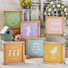 Easter Mini Sign Stencils (6 Pack) + BONUS