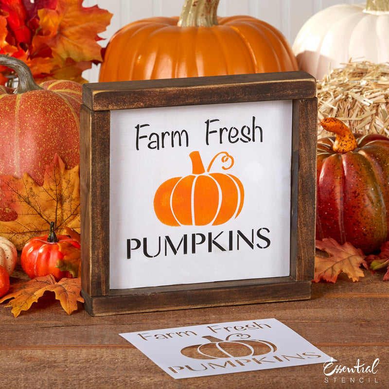 Simple Fall Stencils for Wood Signs - Mini Size (3 Pack) - Essential ...