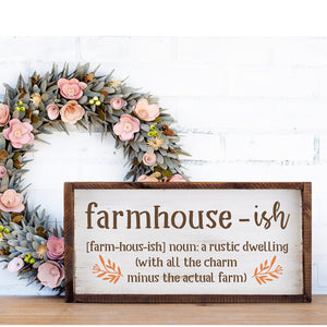 Farmhouse-ish Sign Stencil-Farmhouse-Essential Stencil