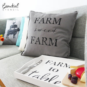 Farmhouse Sign Reusable Stencil Set