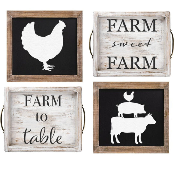 Farmhouse Stencil Set | Reusable Sign Stencil (4 Pack) - Essential Stencil