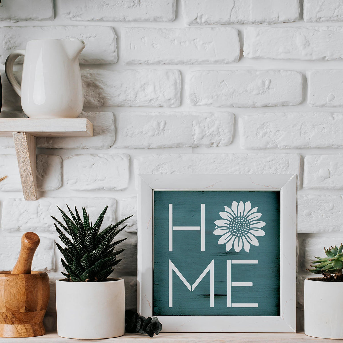 Fresh Cut Sunflowers Mini Sign Stencils (6 Pack)-Sunflowers-Essential Stencil