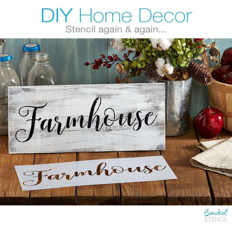 Gather, Welcome, Farmhouse Stencil Set | DIY Beautiful Farmhouse Decor ...