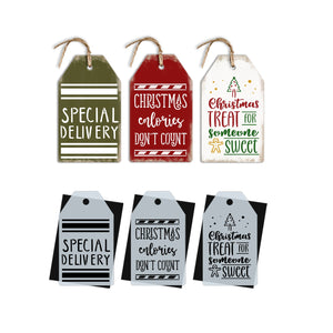 Holiday Treat Mini Tags Stencil Set (3 Pack)-Christmas-Essential Stencil