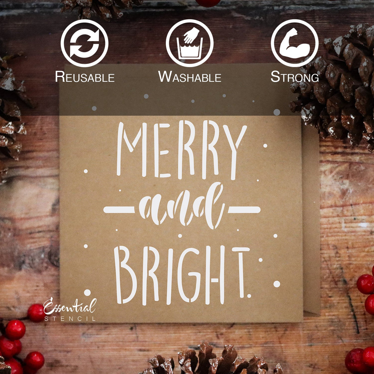 DIY reusable Christmas farmhouse mini wood sign stencils, Merry and bright wood sign stencil, holly jolly mistletoe silhouette mini wood sign stencil, string of christmas lights wood sign stencil, Candy cane lane mini wood sign stencil, fl la la la la la la la la mini wood sign stencil, Holly mistletoe silhouette wood sign stencil, Christmas tiered tray wood signs, diy rustic farmhouse wood signs, diy christmas decor wood sign stencils